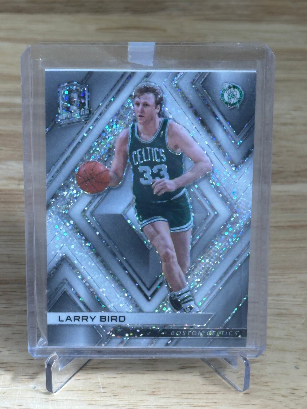 2017-18 Spectra Larry Bird White Sparkle SP